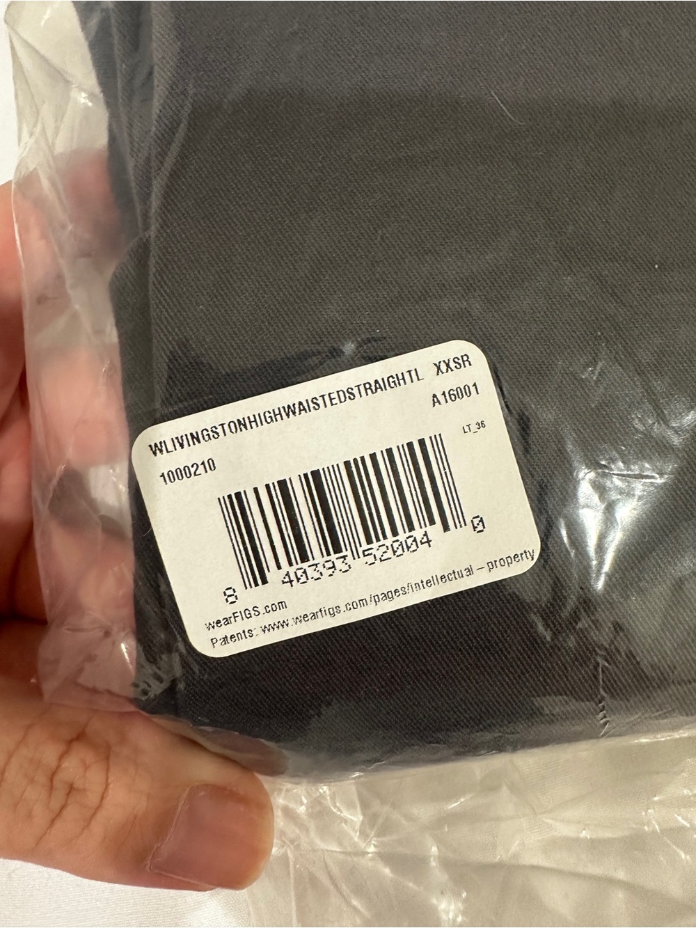 FIGS Livingston charcoal gray XXS - Picture 4 of 4